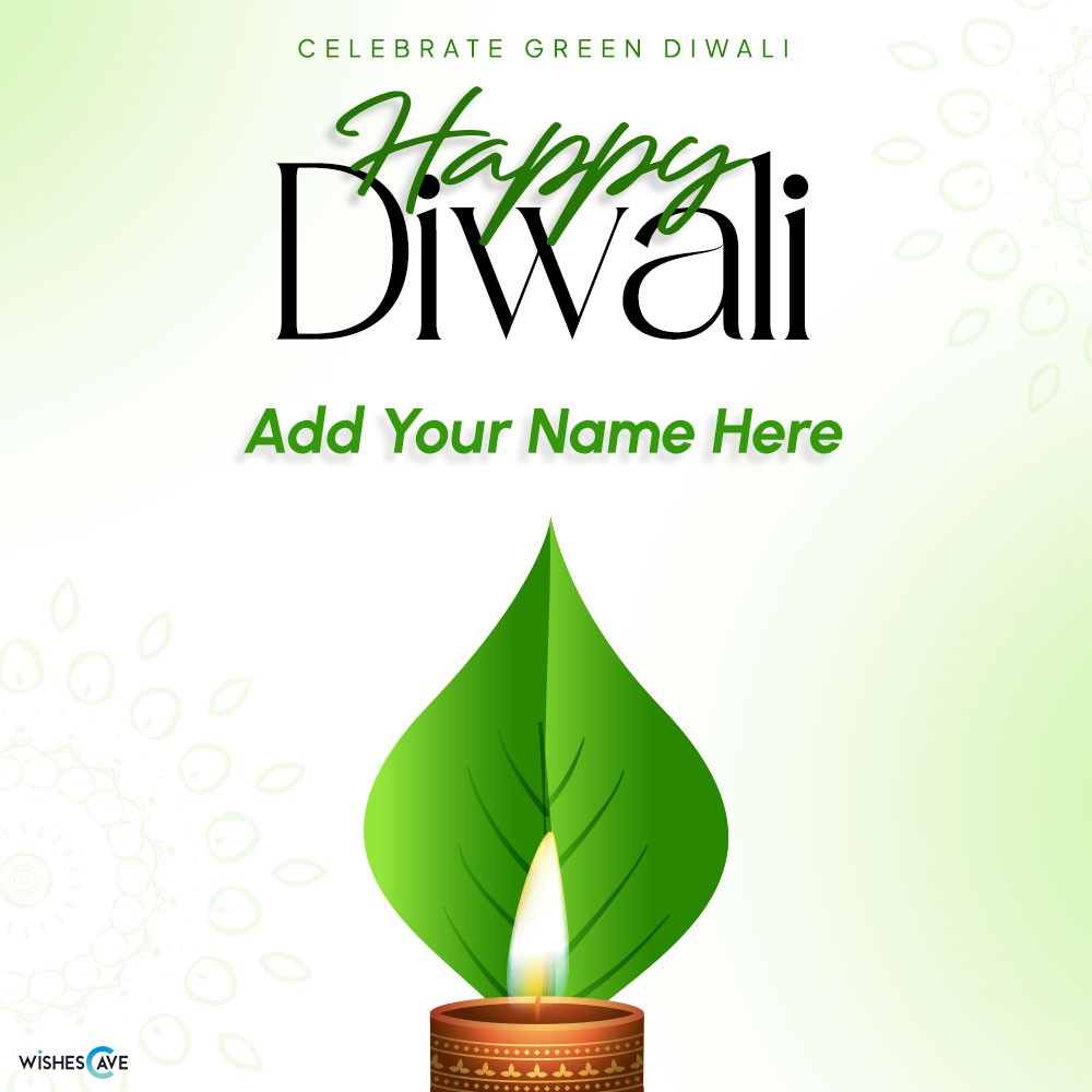 Send Happy Diwali Greetings With Your Own Name