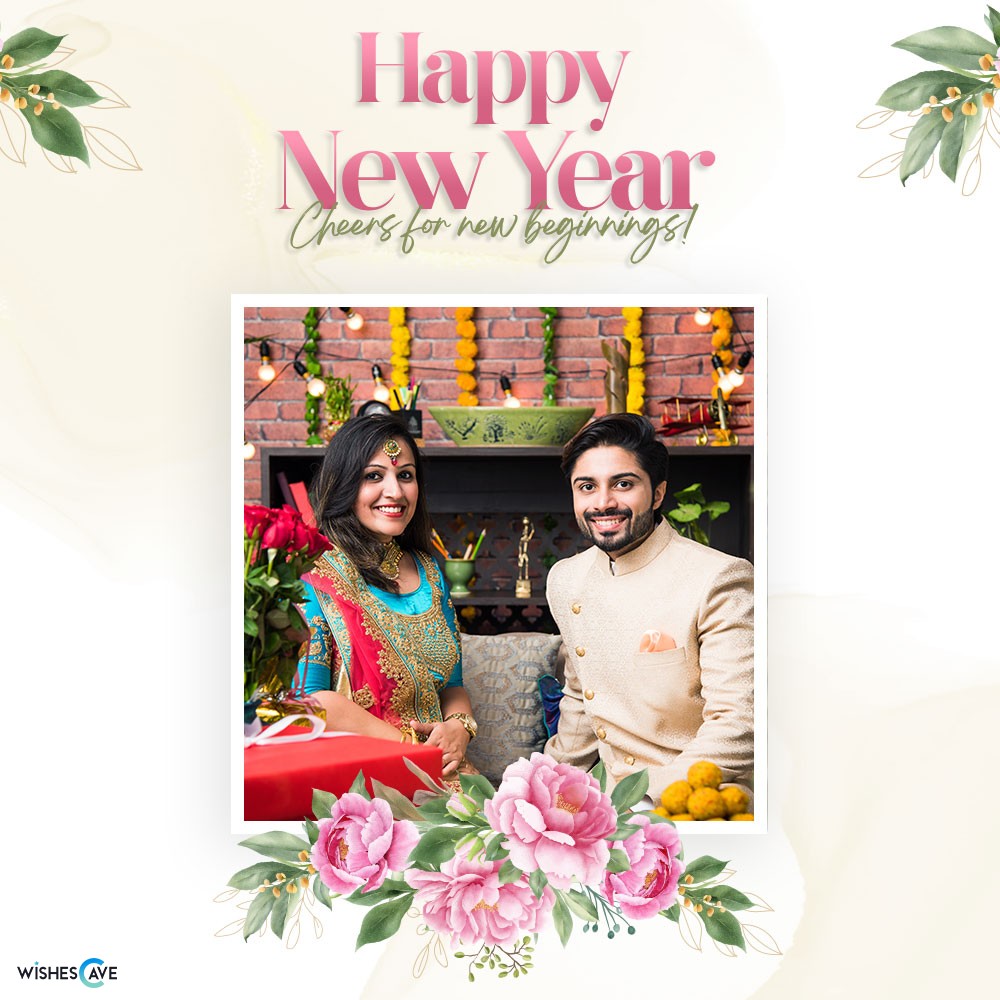 Create and send New Year Photo Greetings Card just in Minute