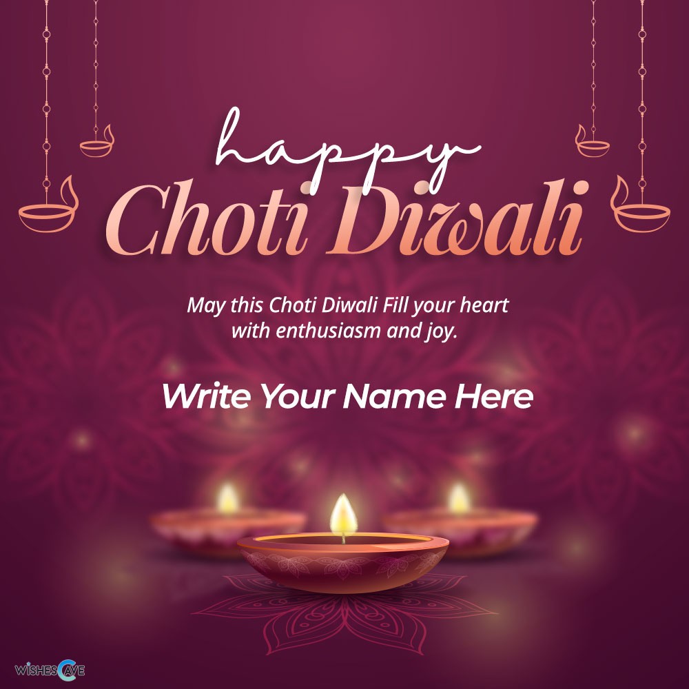 Choti Diwali Template to get it with your name