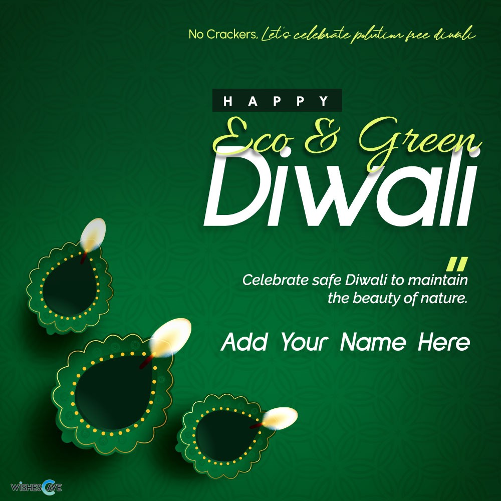 Eco Friendly Diwali Greeting Cards Image