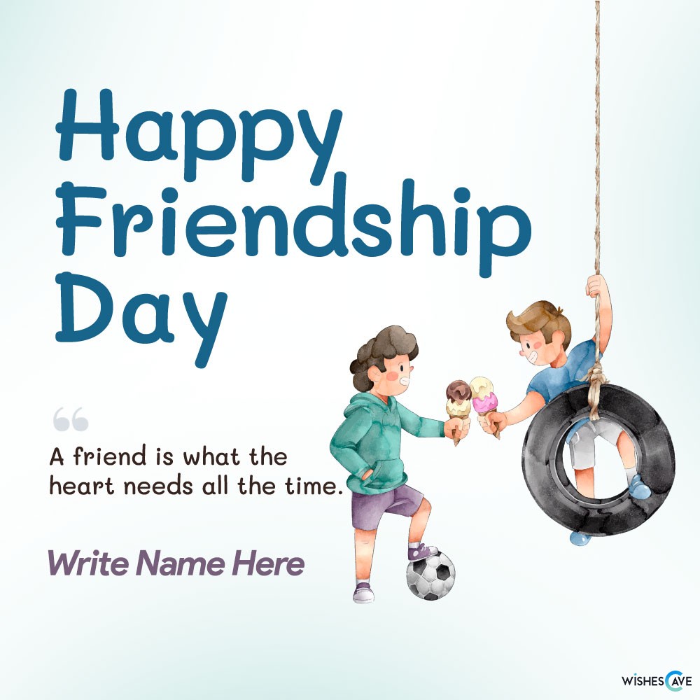 Strengthen your friendship bonding with this Friendship Day Card