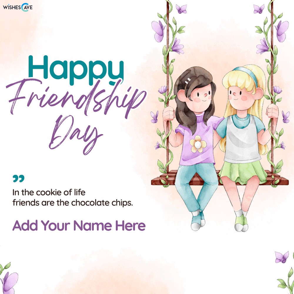 Blissful Happy Friendship Day Greetings with cute quotes