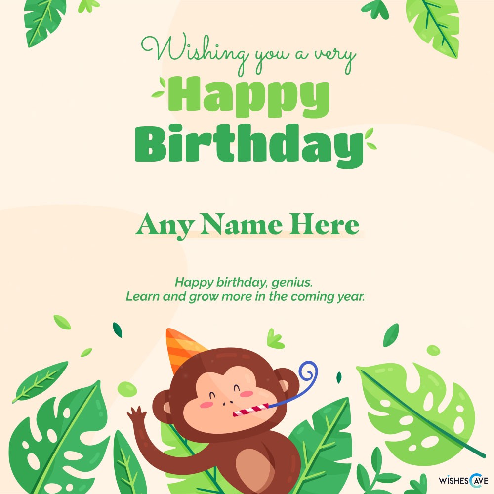Cute & funny happy birthday card