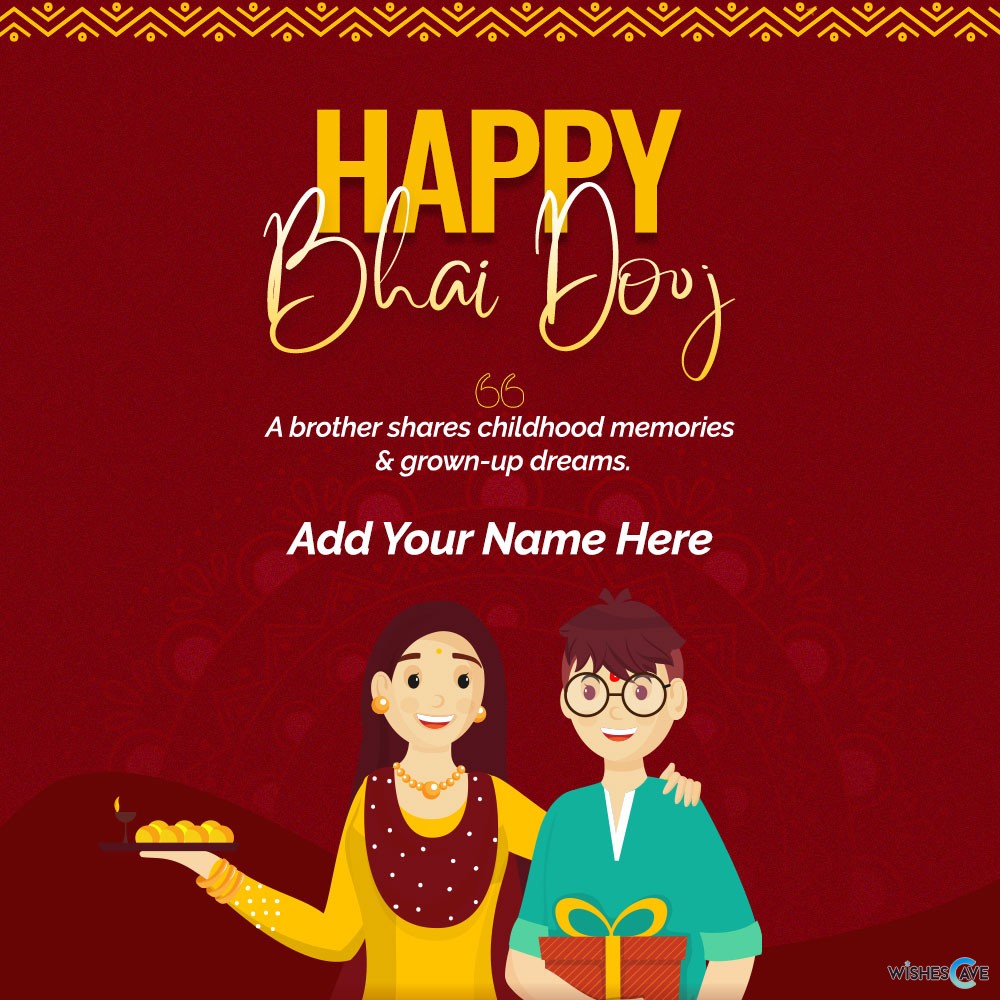 happy Bhai Dooj Cards & Wishes with best quotes and message