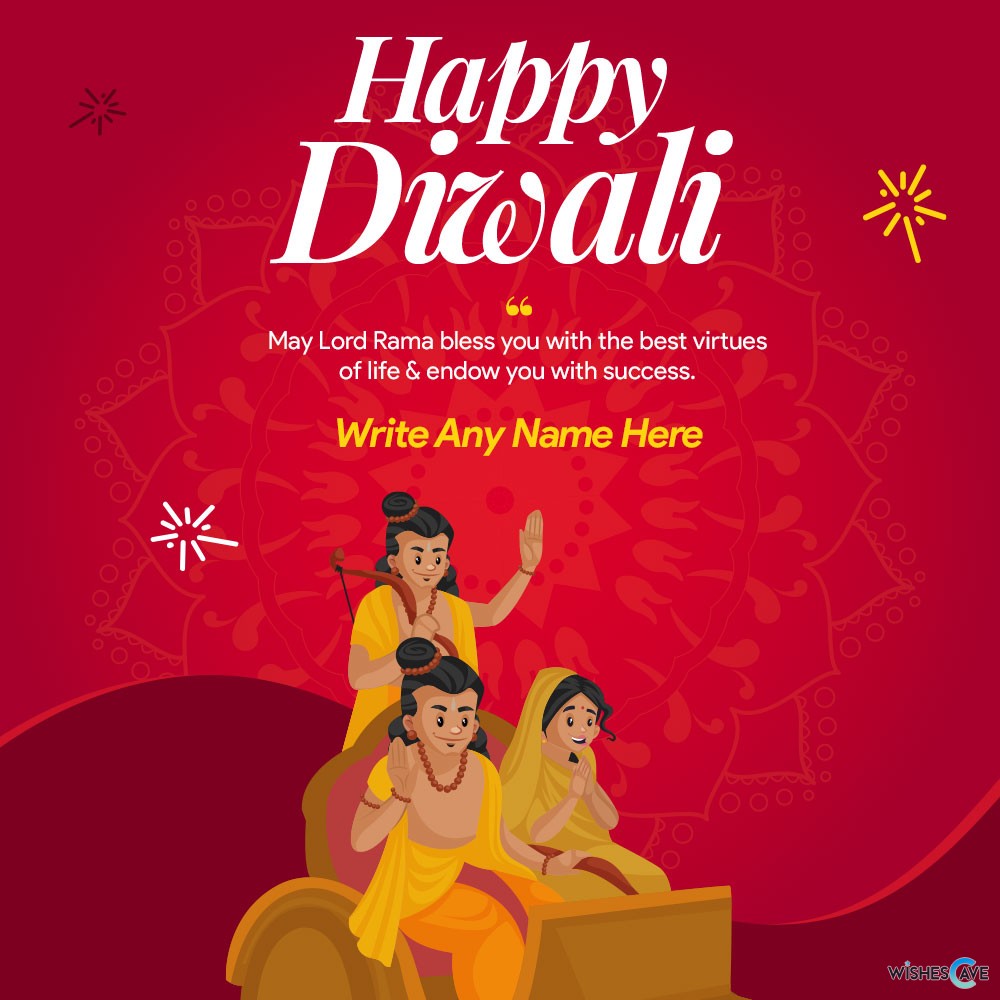 Lord Rama, Lakshman and Sita image Happy Diwali Wishes