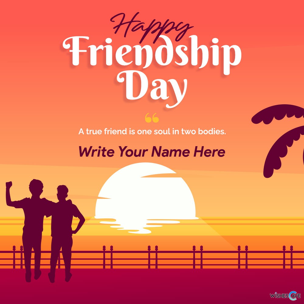 and sunset leisure time image Happy Friendship Day Wishes