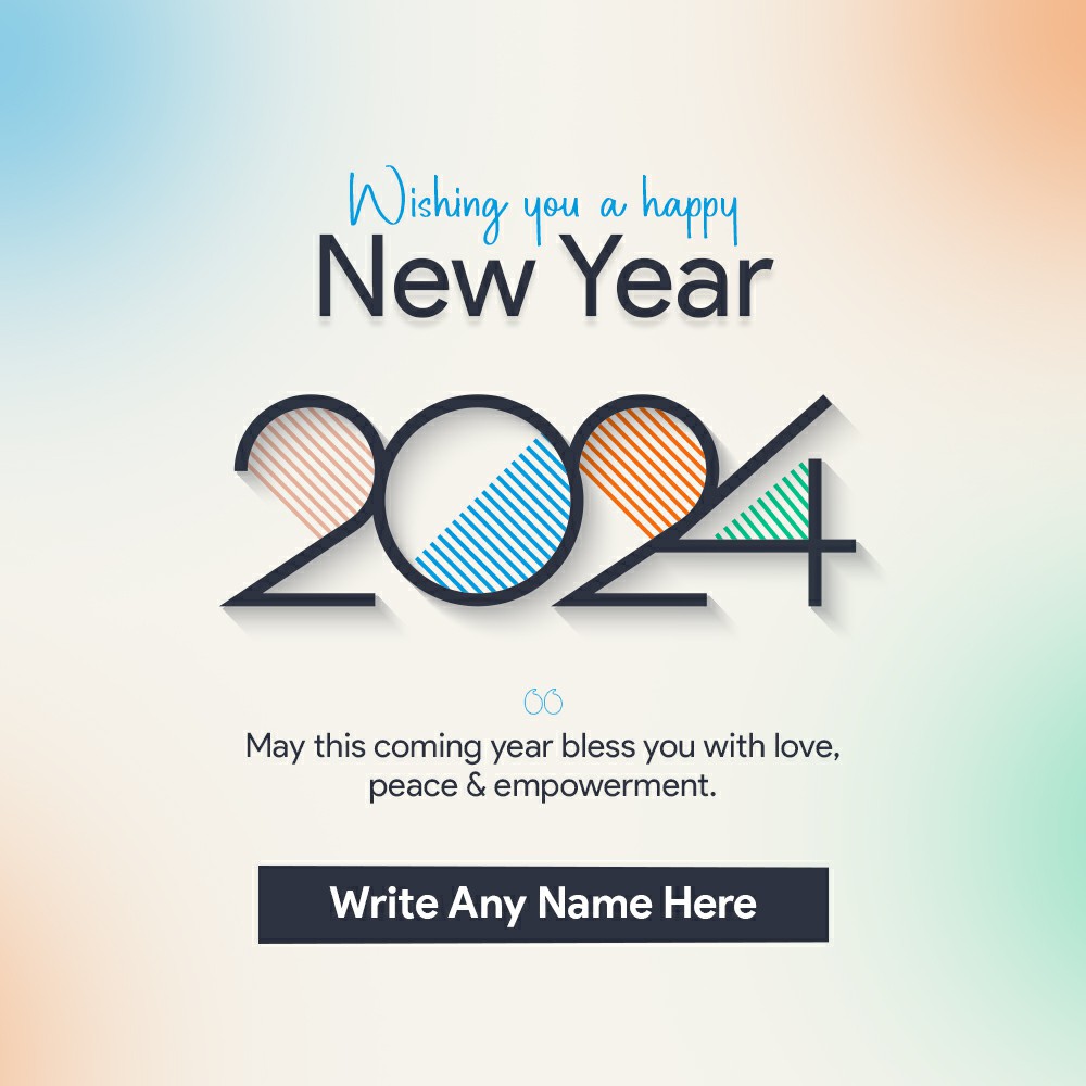 Happy New Year 2023 Message Image With My Custom Name