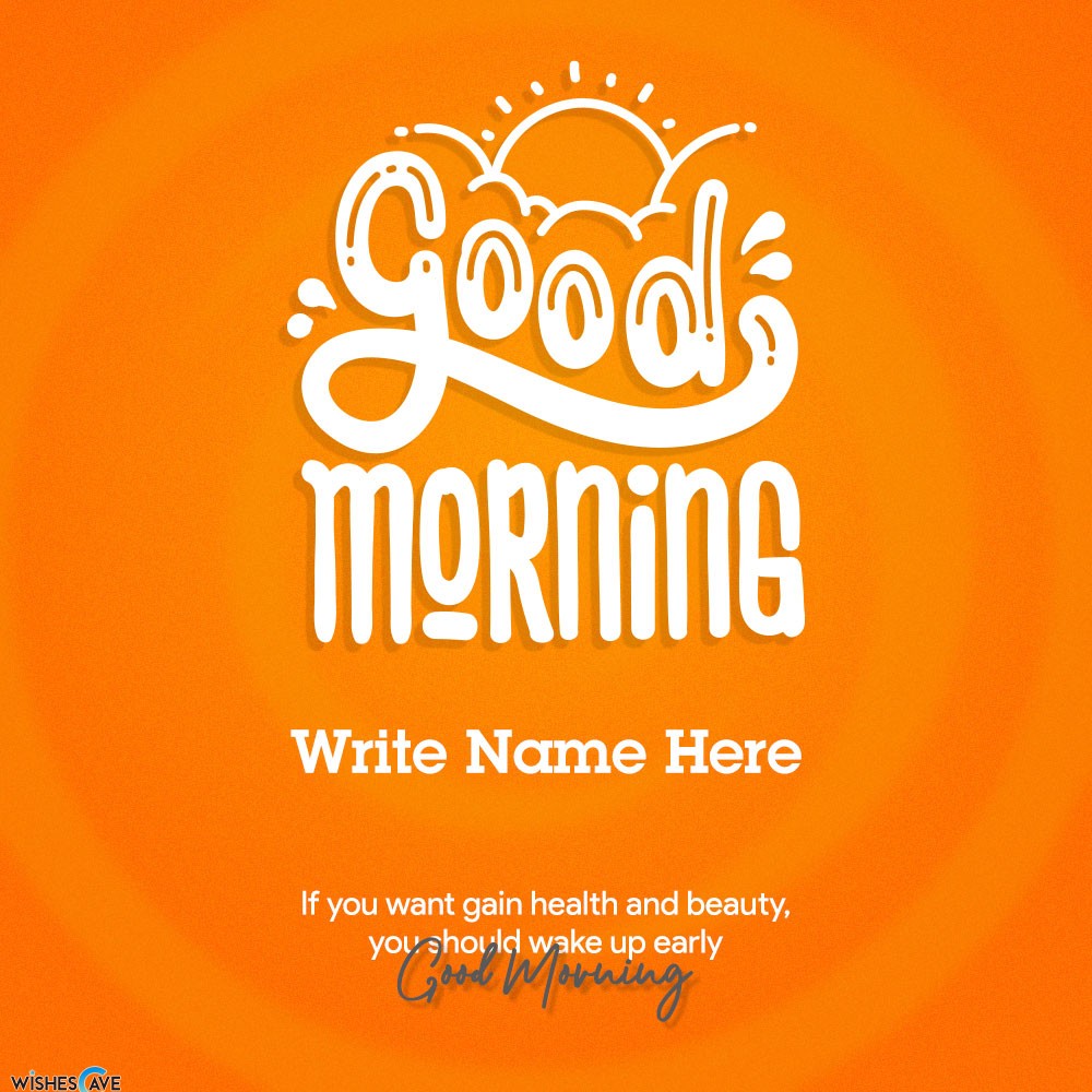 Rising Sun Image With Good Morning Health Quotes Card