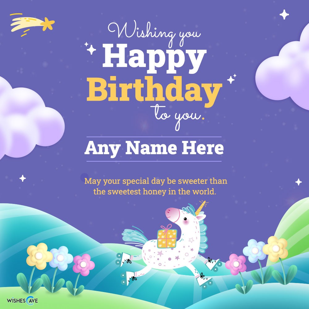 Best Happy Birthday Card for Kids with Cartoon Theme