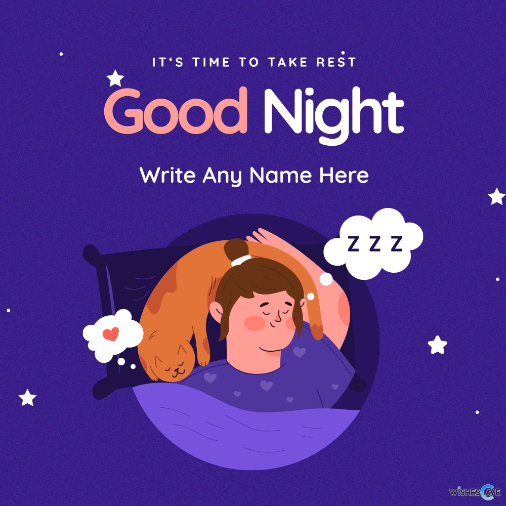 Good Night Messages with E-card to Share Instant Online
