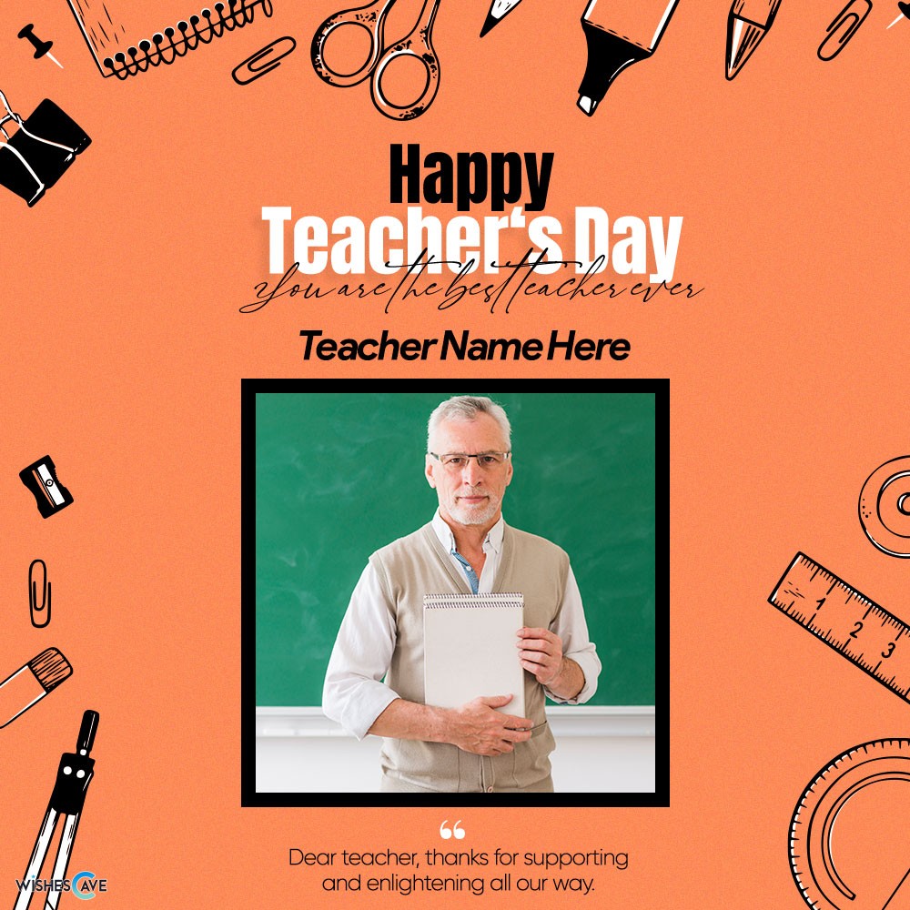 Teacher’s Day Quotes and Messages Image With Photo