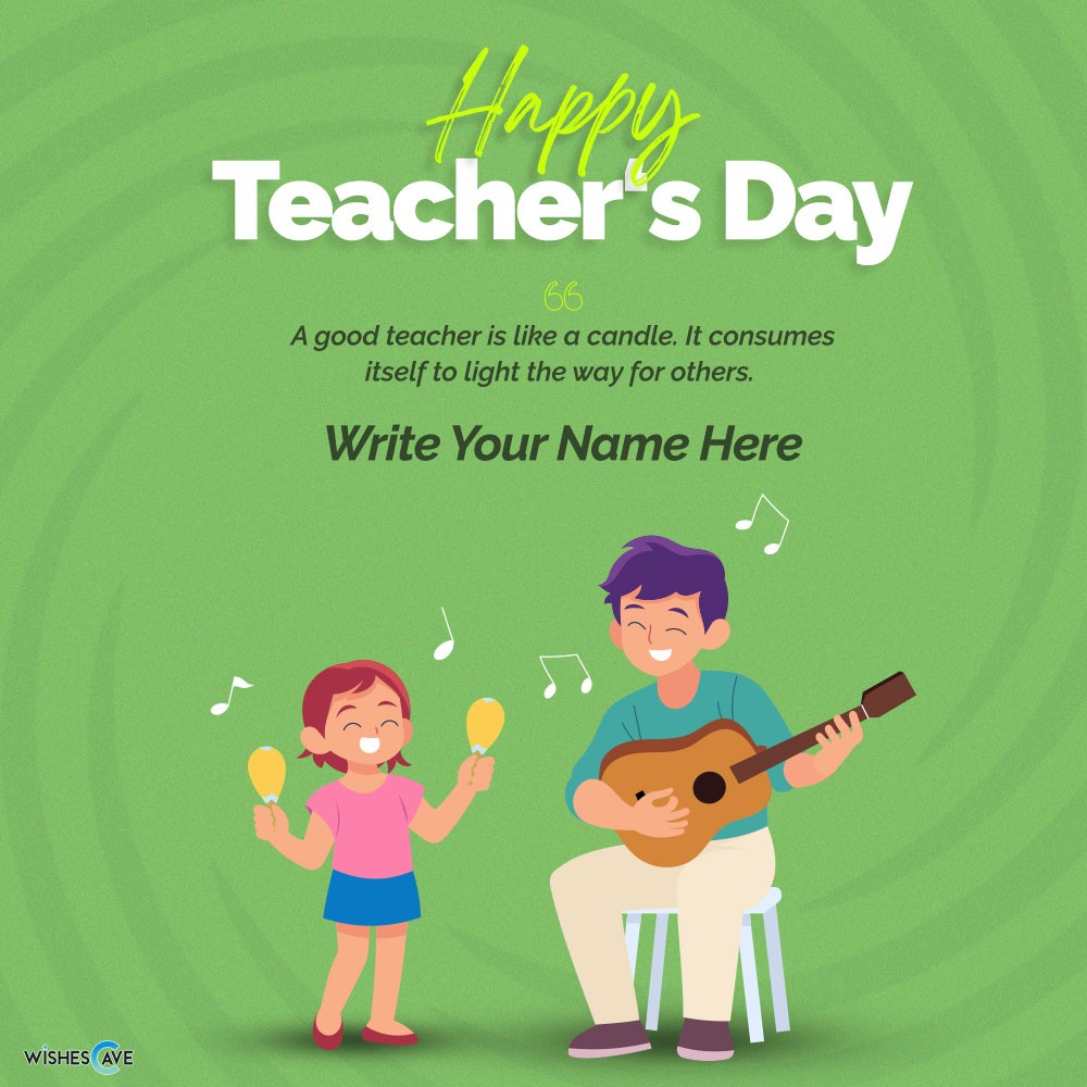 Teacher's Day Wish Image with Quote Online