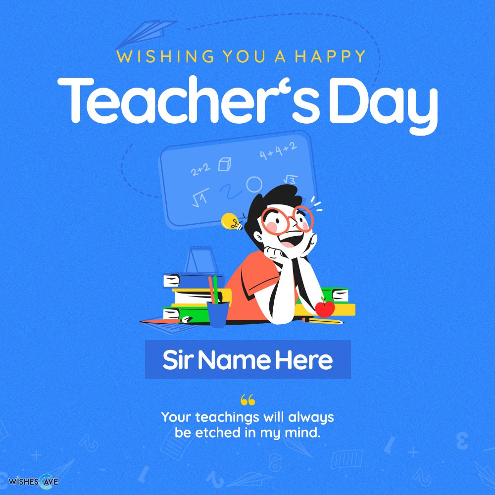New Teacher's Day Wishes and Greeting Quotes Image