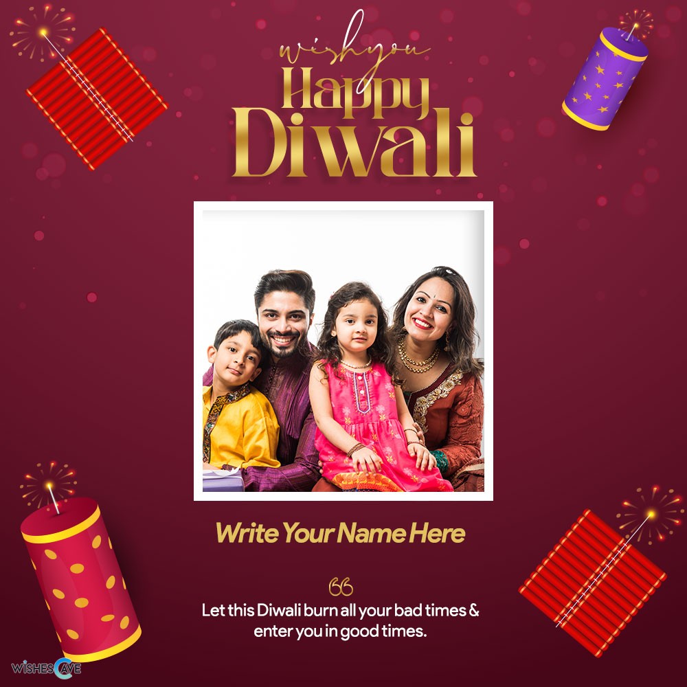 Customize this Diwali with your photos and text